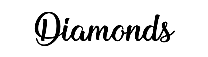 Diamonds Mechanic of the Heart Font