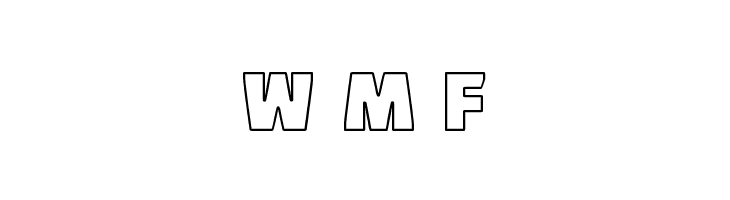 Deadpool Outline  Free Fonts Download