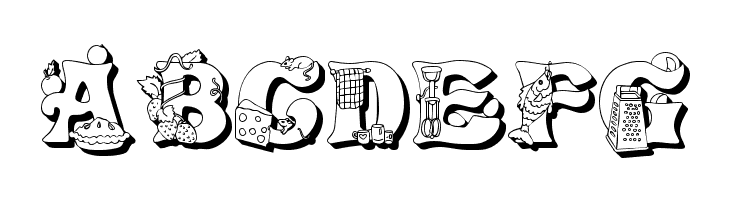 Kitchen Kapers II  Free Fonts Download