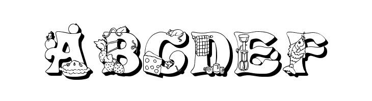 Kitchen Kapers II  Free Fonts Download