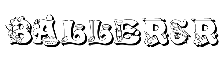 Kitchen Kapers II  Free Fonts Download