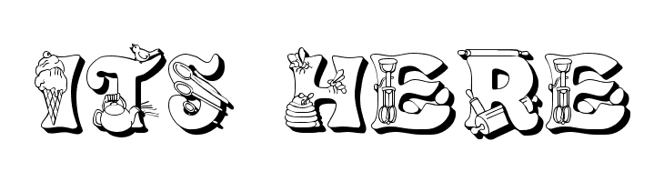 Kitchen Kapers II  Free Fonts Download