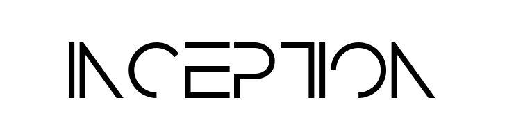 INCEPTION DissolveRegular Font
