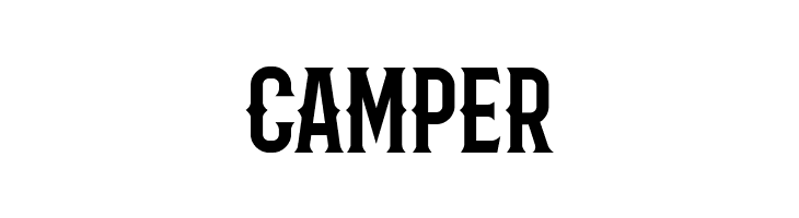 CAMPER Barbaro Western Font