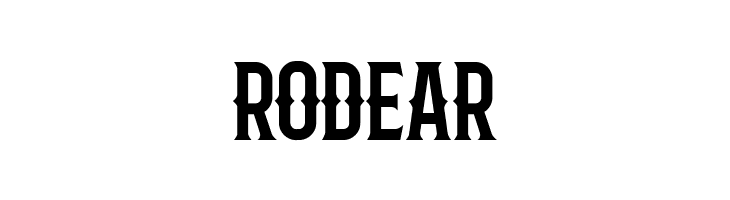 RODEAR Barbaro Western Font