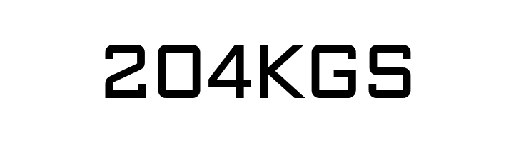 204KGS Aldrich Regular Font