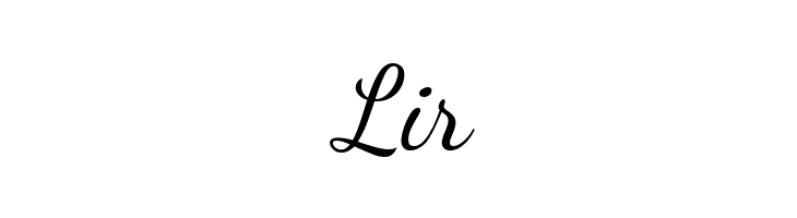 Lir Dancing Script Regular Font
