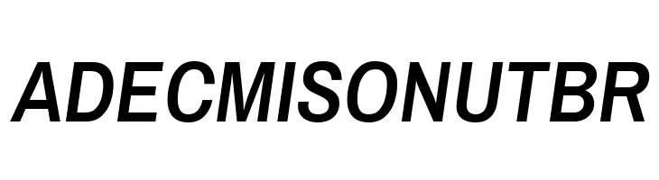 Archivo Narrow SemiBold Italic  Free Fonts Download