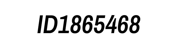 Archivo Narrow SemiBold Italic  Free Fonts Download