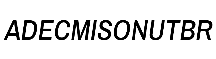 Archivo Narrow Medium Italic  Free Fonts Download