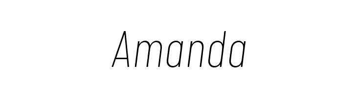 Barlow Condensed Thin Italic  Free Fonts Download