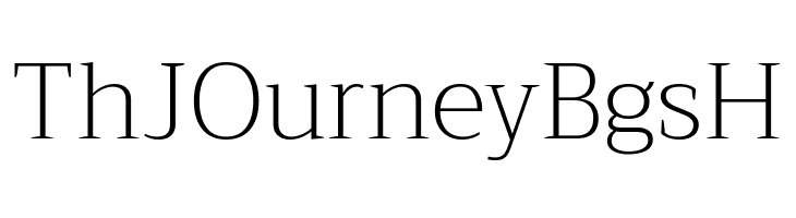 Trirong ExtraLight  Free Fonts Download