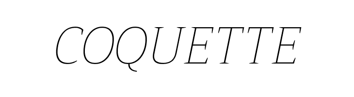 Trirong Thin Italic  Free Fonts Download