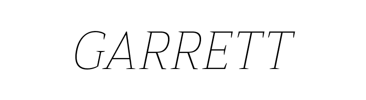 Trirong Thin Italic  Free Fonts Download