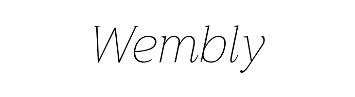 Trirong Thin Italic  Free Fonts Download