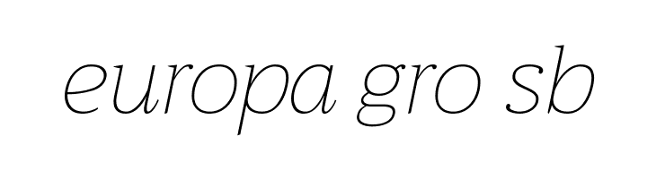 Trirong Thin Italic  Free Fonts Download