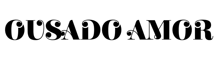 OUSADO%2BAMOR Elsie Swash Caps Black Font