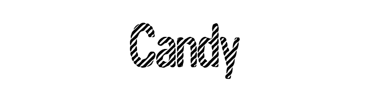 Candy Candy Stripe [BRK] Font