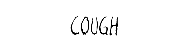 COUGH Razor Keen Font