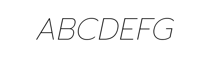 Prompt Thin Italic  Free Fonts Download