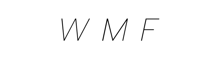 Prompt Thin Italic  Free Fonts Download
