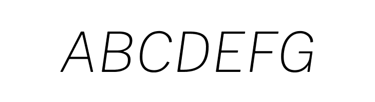 Libre Franklin Thin Italic  Free Fonts Download