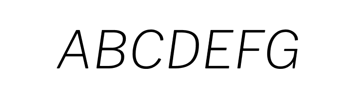 Libre Franklin ExtraLight Italic  Free Fonts Download