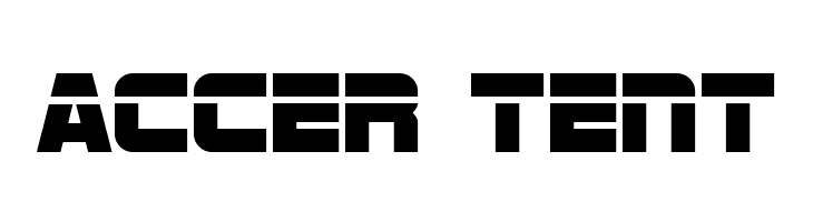 ACCER%2BTENT SF Sports Night Upright Font