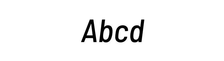 Barlow Semi Condensed Medium Italic  Free Fonts Download