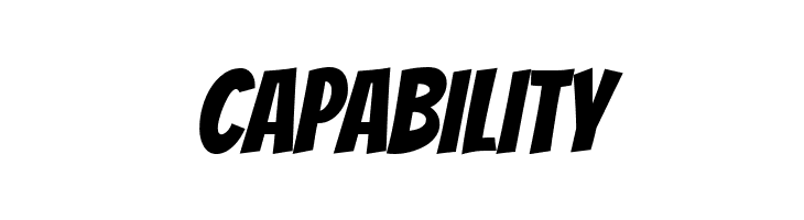 CAPABILITY Bangers Regular Font