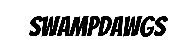SWAMPDAWGS Bangers Regular Font