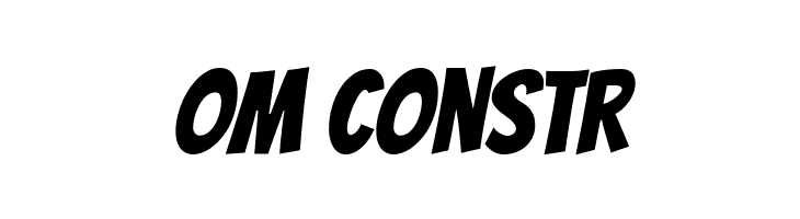 om%2Bconstr Bangers Regular Font