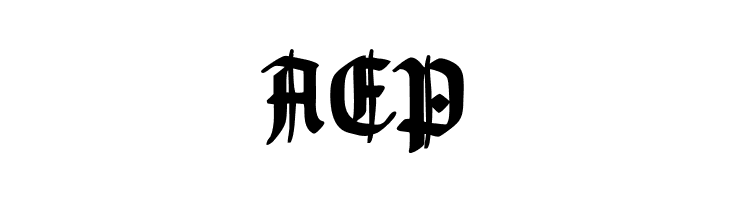 TypographerGotisch Schmuck Bold  Free Fonts Download