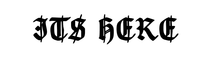 TypographerGotisch Schmuck Bold  Free Fonts Download