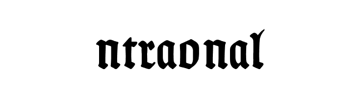 TypographerGotisch Schmuck Bold  Free Fonts Download