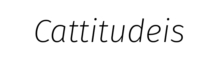 Fira Sans ExtraLight Italic  Free Fonts Download