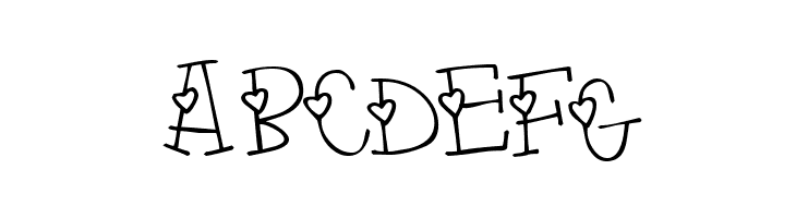 4 my lover  Free Fonts Download