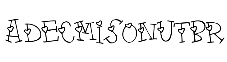 4 my lover  Free Fonts Download