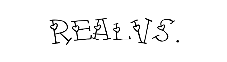 4 my lover  Free Fonts Download