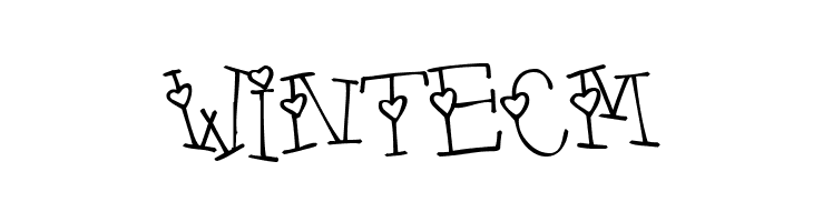 4 my lover  Free Fonts Download