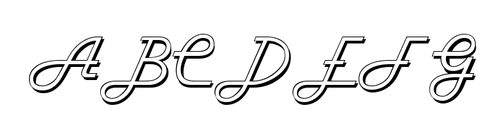 FiftiesHollow  Free Fonts Download