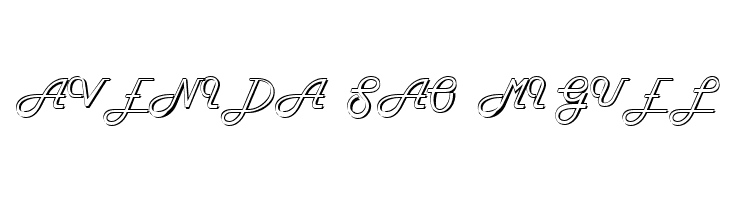 FiftiesHollow  Free Fonts Download