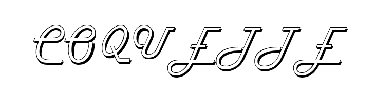 FiftiesHollow  Free Fonts Download