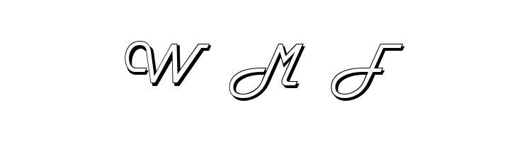FiftiesHollow  Free Fonts Download