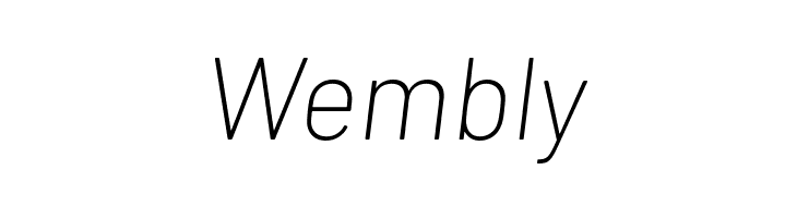 Barlow ExtraLight Italic  Free Fonts Download