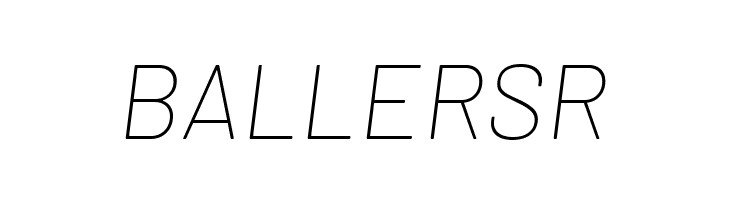 Barlow Thin Italic  Free Fonts Download