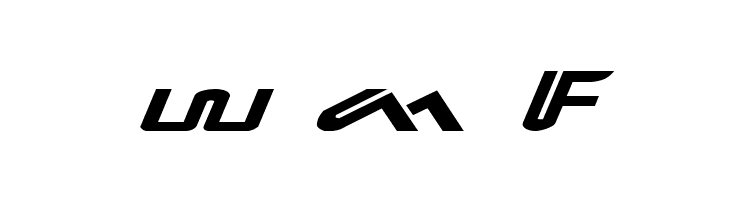 Xephyr Expanded Italic  Free Fonts Download