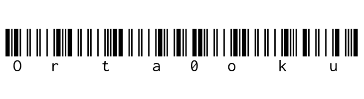 Libre Barcode 39 Extended Text Regular  Free Fonts Download