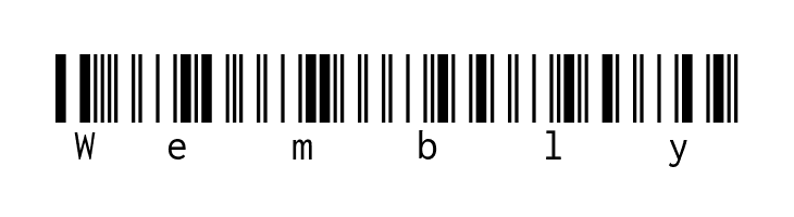 Libre Barcode 39 Extended Text Regular  Free Fonts Download
