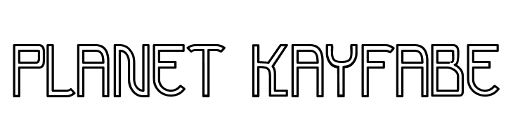 Futurex Variation Alpha Hollow  Free Fonts Download